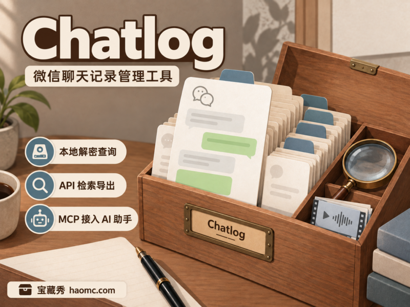 Chatlog 微信记录管理工具：解密、查询与 AI 助手接入-宝藏秀