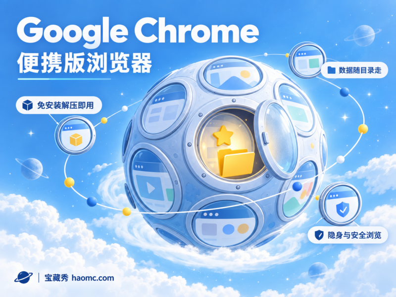 Google Chrome 153 便携版：免安装浏览器与使用要点-宝藏秀