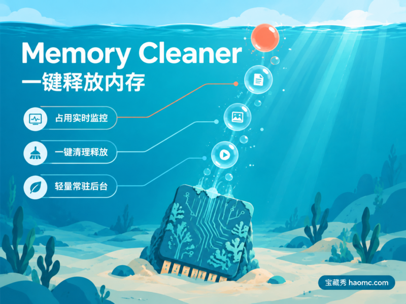 Memory Cleaner 内存清理工具:一键释放 Windows 内存-宝藏秀