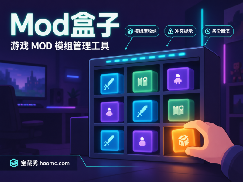 Mod盒子 Mod Box：游戏 MOD 模组管理工具-宝藏秀