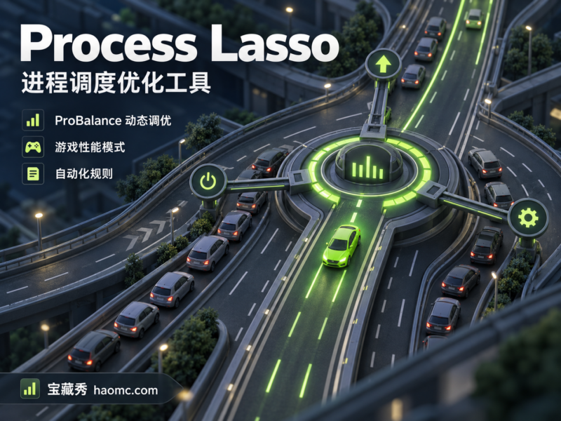 Process Lasso 进程优化工具:自动调度与性能模式-宝藏秀