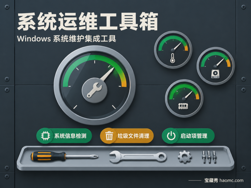 系统运维工具箱 5.19：系统检测、垃圾清理与启动项管理-宝藏秀
