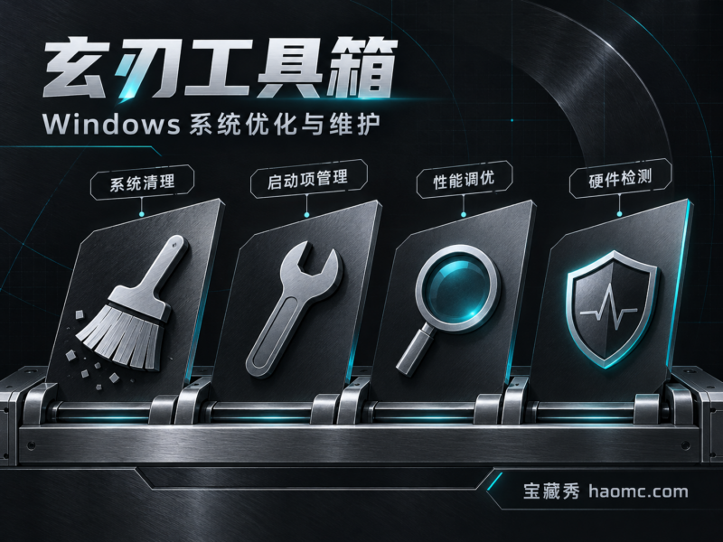 玄刃工具箱：Windows 系统优化与维护工具箱-宝藏秀